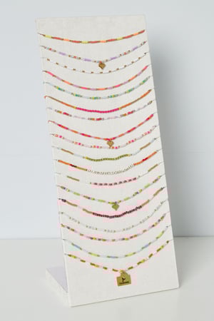 Display colorful beaded necklaces - multi h5 Picture2